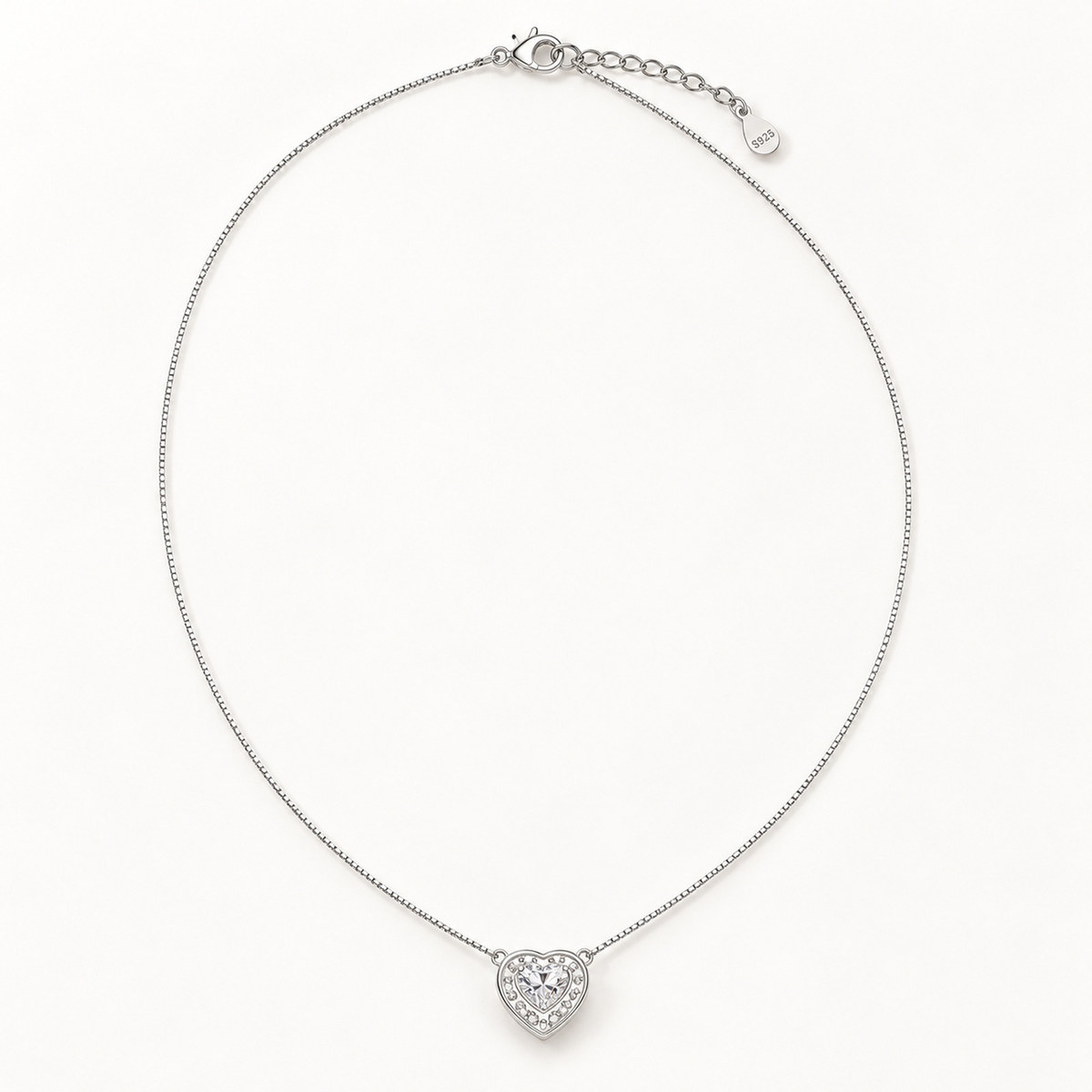 Collar con corazón: vista principal