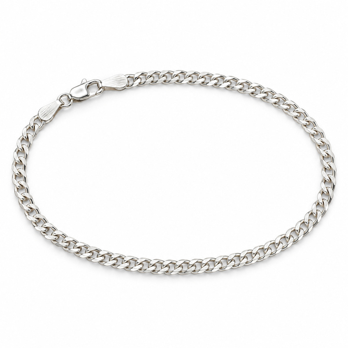 Pulsera cubana fina de 20 cm: vista principal